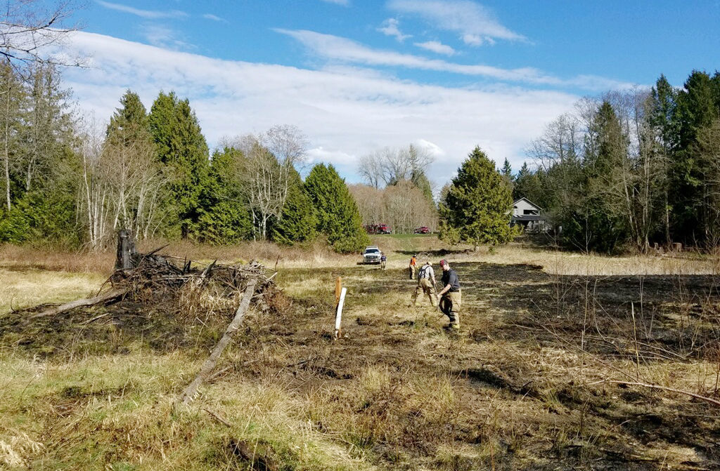 Conway brush fire